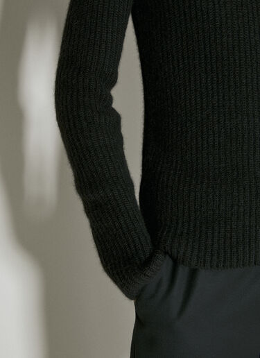 Saint Laurent Turtleneck Sweater Black sla0154014