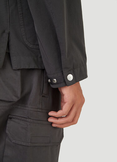 Stone Island 캔버스 재킷 그레이 sto0146122