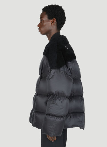 Rick Owens 크루넥 다운 재킷 블랙 ric0153004