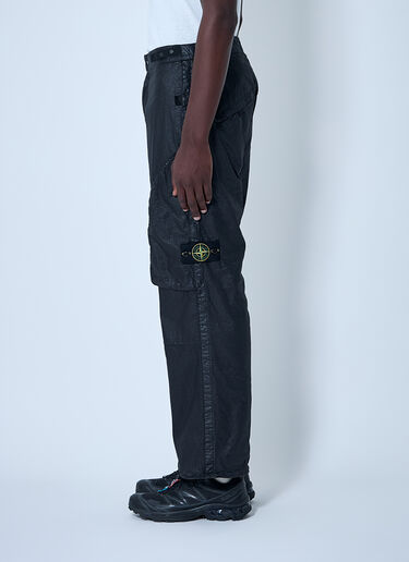 Stone Island コンパスパッチ トラックパンツ ブラック sto0160019