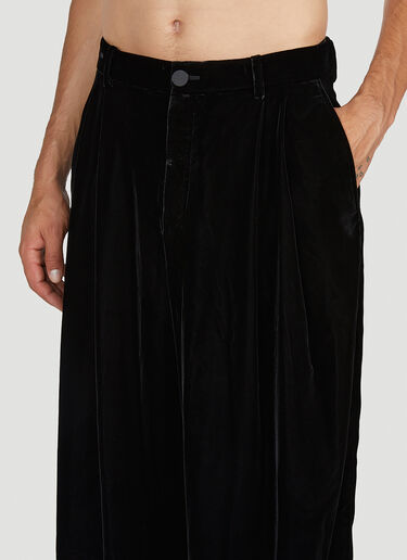 Saint Laurent Velvet Pants Black sla0154011