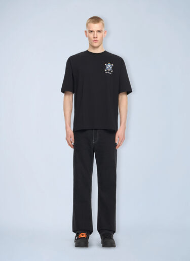 LN-CC® - Off-White: Jewel Arrow Skate T-shirt - Black Off-White Jewel Arrow Skate T-shirt Black ofw0164101