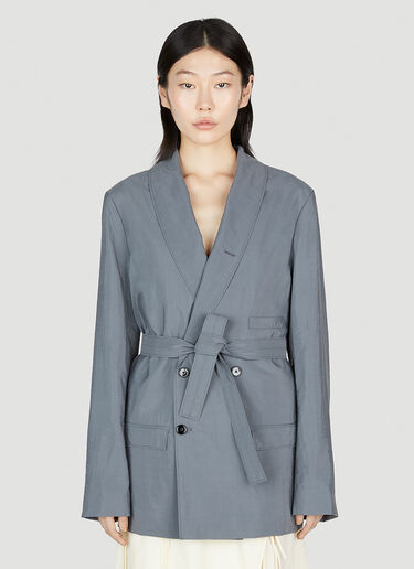 Lemaire Belted Blazer Grey lem0252002