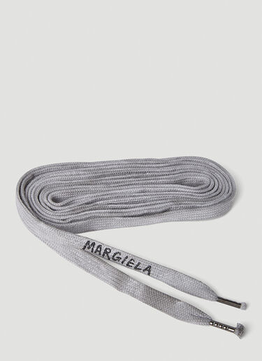 Maison Margiela ロゴプリントシューレース ホワイト mla0251042