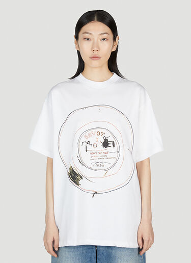Honey Fucking Dijon Basquiat T-Shirt White hdj0352003
