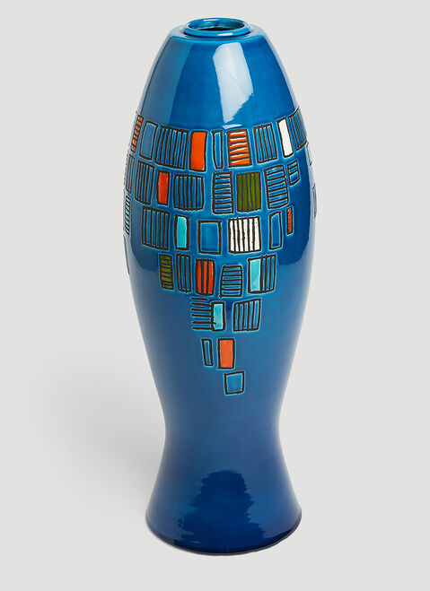 Bitossi Ceramiche Capogrossi Vase Blue wps0644260