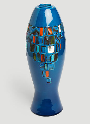 Bitossi Ceramiche Capogrossi Vase Blue wps0644279