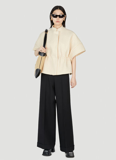 Gucci 퀼팅 반소매 재킷 베이지 guc0251178
