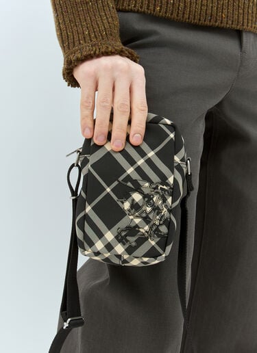 Burberry Check Phone Bag Black bur0158012