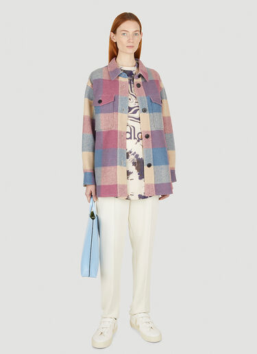 Isabel Marant Étoile Harveli Checked Jacket Pink ibe0247091