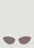 Balenciaga 90s Oval Sunglasses 레드 bal0152088