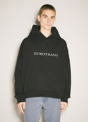 Burberry Eurotrash Hooded Sweatshirt Black bur0158006