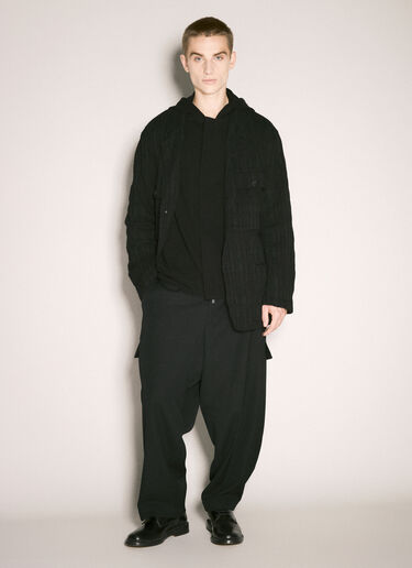 Yohji Yamamoto Tab 阔腿裤  黑色 yoy0158006
