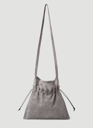Small Drawstring Crossbody Bag Hender Scheme Small Drawstring Crossbody Bag Grey hes0152014