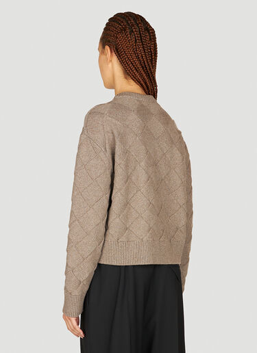 Bottega Veneta 인트레치아토 니트 스웨터 브라운 bov0253085