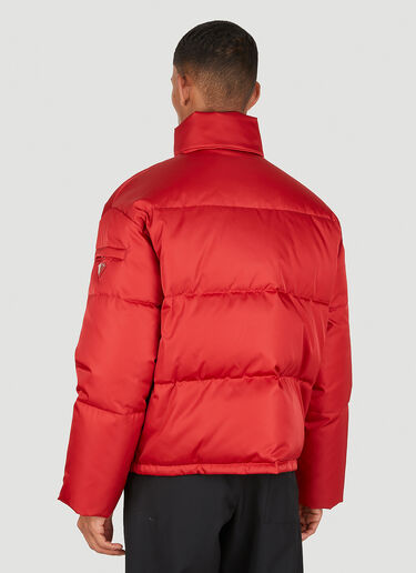 Prada Re-Nylon Quilted Jacket Red pra0149004