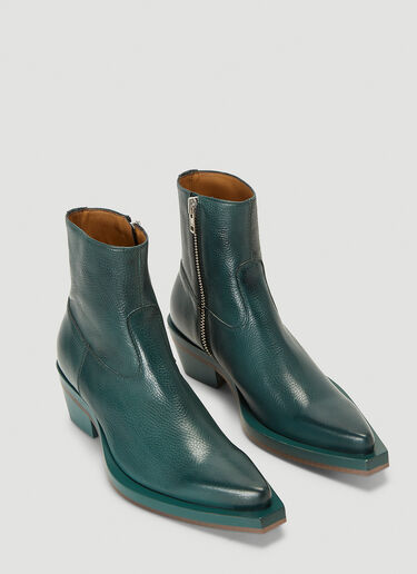 ION Cowboy Boots Green ion0140003