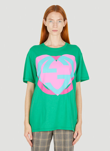 Gucci Love Parade Interlocking G T-Shirt Green guc0250059