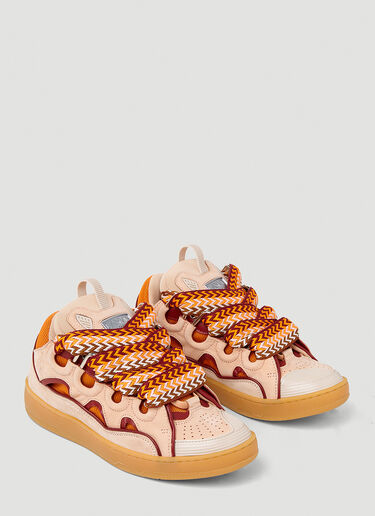 Lanvin Curb Sneakers Orange lnv0152010