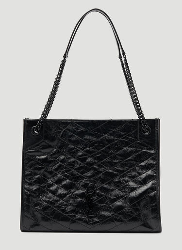 Saint Laurent Niki Medium Shopping Tote Bag Black sla0247116