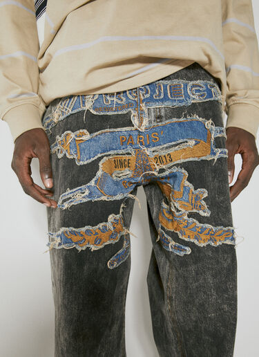 Y/PROJECT Paris' Best Patch Jeans Black ypr0153010