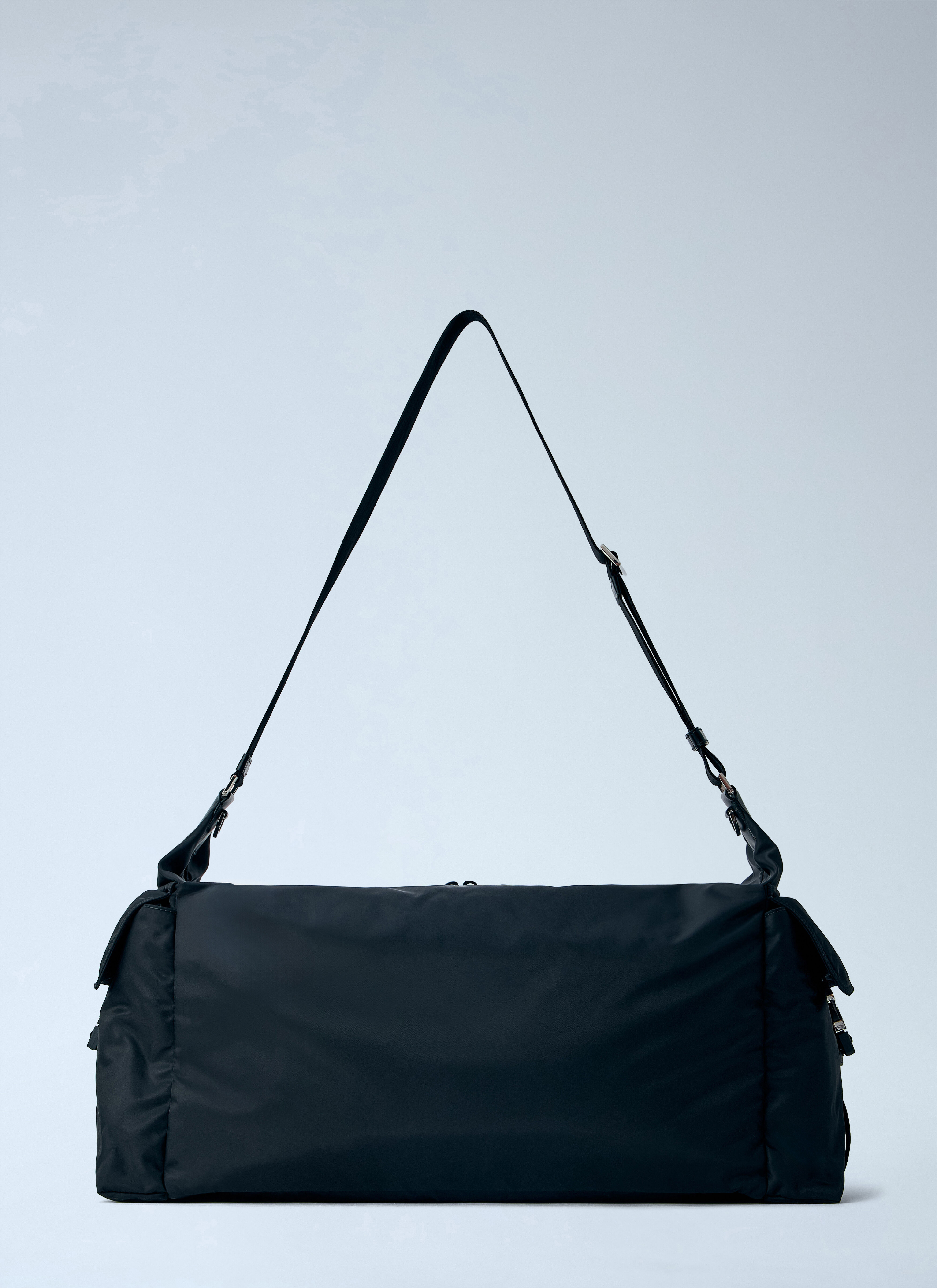 Prada Men's' Explore Re-Nylon and Leather Duffel Bag in Black | LN-CC®