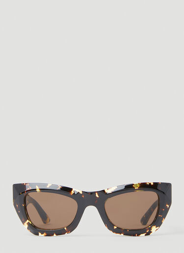Bottega Veneta Tortoiseshell Cat Eye Sunglasses Brown bos0253003