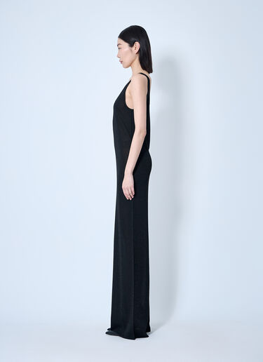 Saint Laurent Knit Maxi Dress Black sla0259009