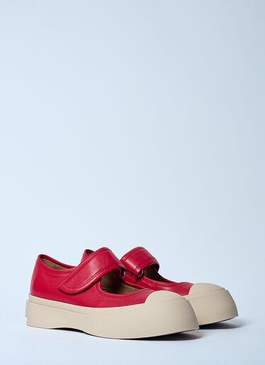 Marni Mary Jane Shoes Red mni0259021