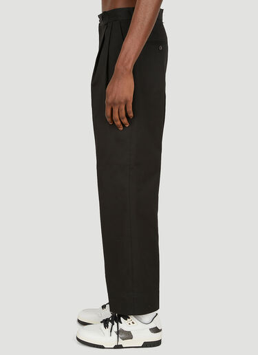 Acne Studios Front Pleat Trousers Black acn0150034