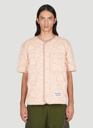 Moncler Salehe Bembury Quilted Padded Overshirt Pink msb0154001