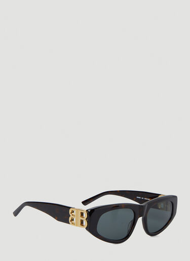 Balenciaga Dynasty D-Frame Sunglasses Black bal0248042