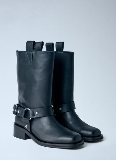 Mid Shaft Biker Boots GANNI Mid Shaft Biker Boots Black gan0263058