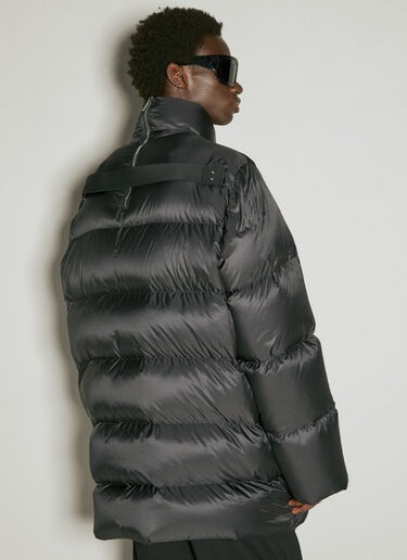 Moncler + Rick Owens Cyclopic Long Down Coat Black mcs0355006