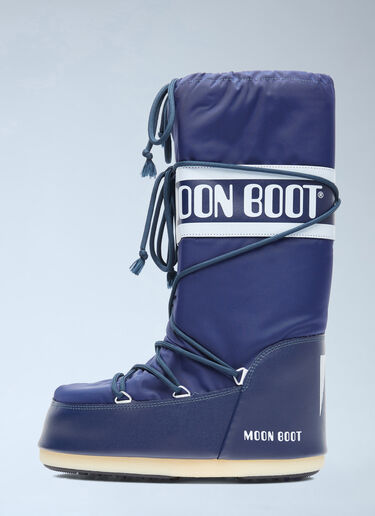 Moon Boot Icon Nylon Boots Blue mnb0354003
