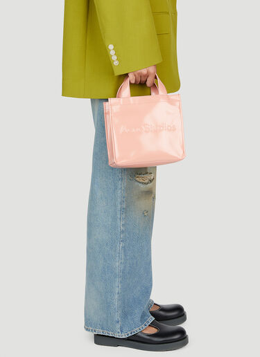Logo Mini Shopper Tote Bag Acne Studios Logo Mini Shopper Tote Bag Pink acn0253040
