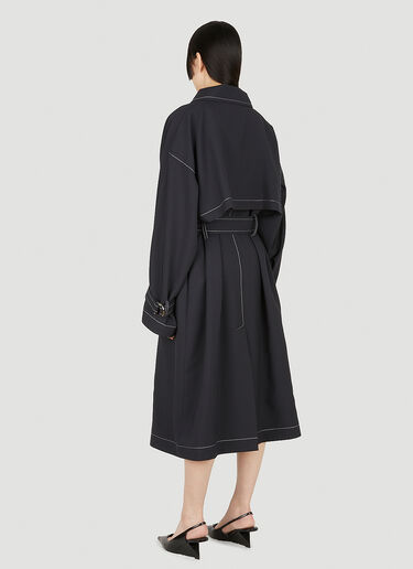 Ester Manas Oversize Trench Coat Black est0248006