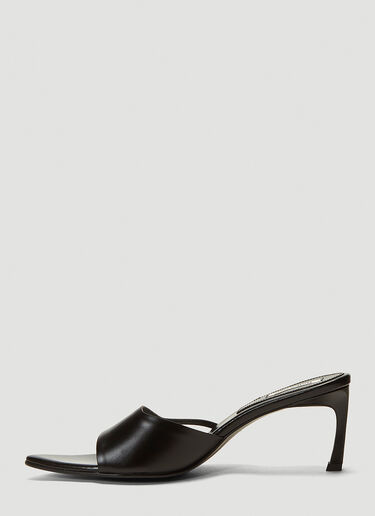 Reike Nen Cut-Out Pointed-Toe Heeled Mules Black rkn0241003