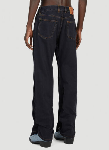 Y/Project Button Panel Jeans Black ypr0152024
