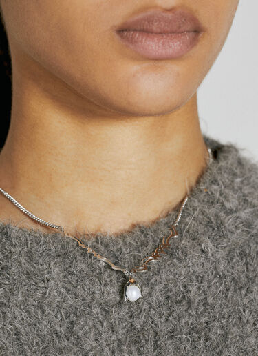 Alan Crocetti Nano Peal Melt Tribal Necklace Silver acr0354009