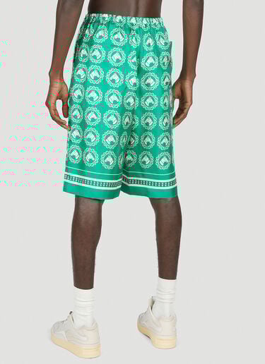 Gucci Horse Motif Shorts Green guc0153014