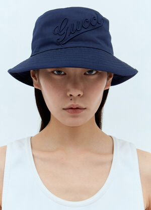 Alexander Wang Logo Embroidery Bucket Hat Black awg0259013