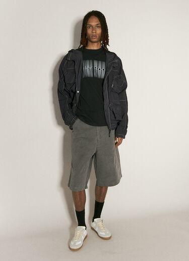 Boiler Room Canvas Heavy Shorts Grey bor0156008