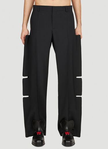 Walter Van Beirendonck Wings 长裤 黑色 wlt0152002