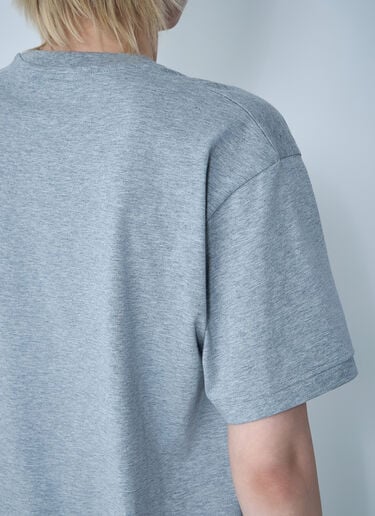 Gucci Logo Motif T-Shirt Grey guc0259029