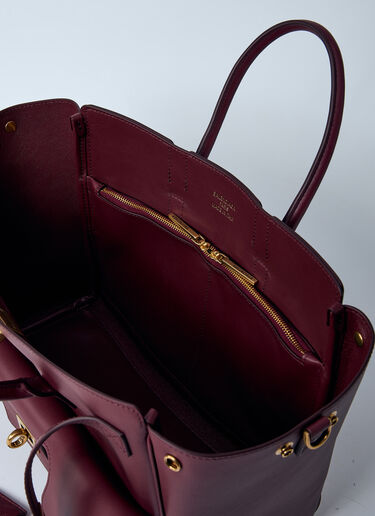 Small Bel Air Carry Tote Bag Balenciaga Small Bel Air Carry Tote Bag Burgundy bal0259068
