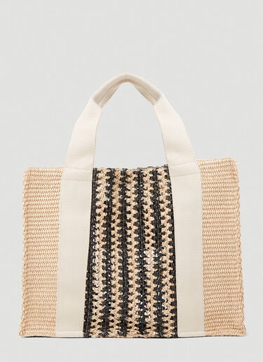 Isabel Marant Puebla Small Tote Bag Beige ibm0252022