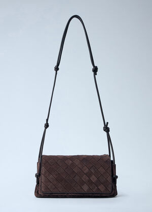 Bottega Veneta Notturno Flap Pouch Bag Brown bov0263029