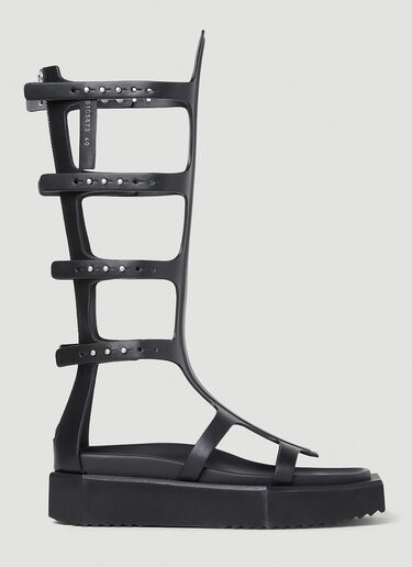 Rick Owens Turbo Cyclops Sandals Black ric0251046