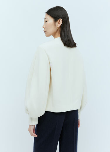 Chloé 칼라리스 피티드 재킷 크림 chl0255001